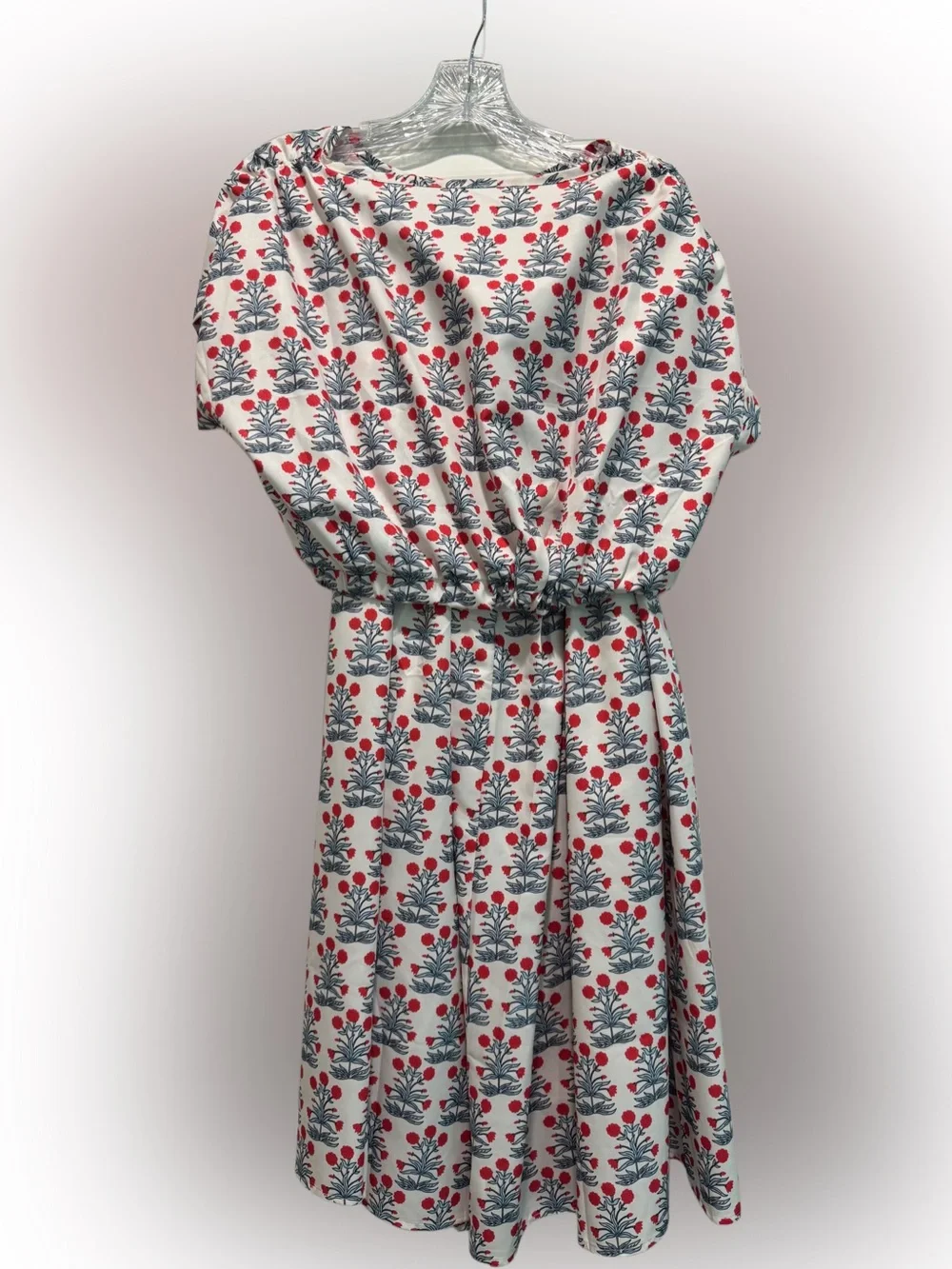 Fancy D blue and Red Floral Bubble Set - Picture 3 of 4